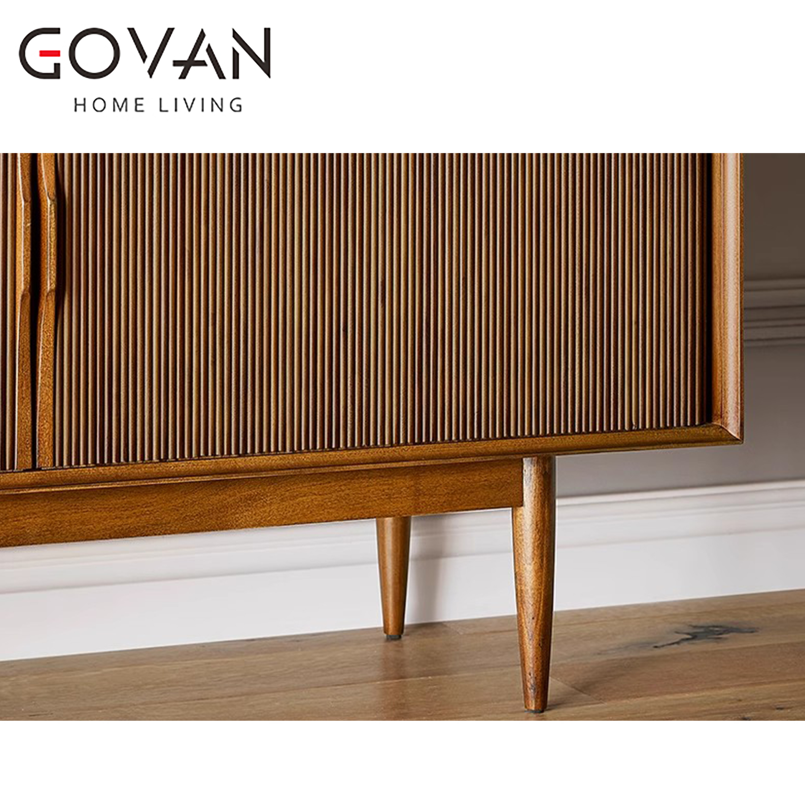 Wooden Furniture-Sideboard-Vintage Solid Wood Bucket Cabinet 1