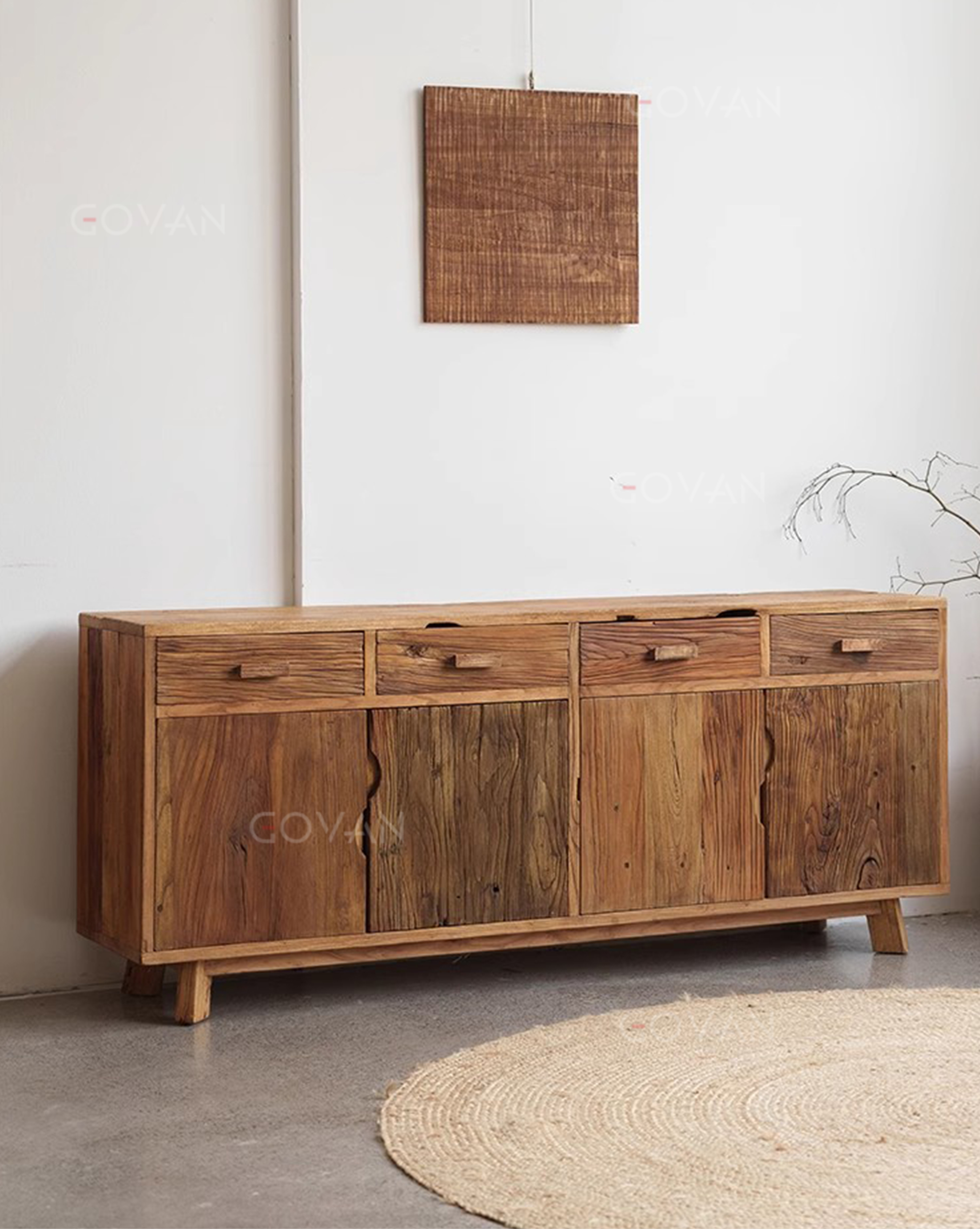 Wooden Furniture-Sideboard-Entrance Cabinets With Vintage Decor