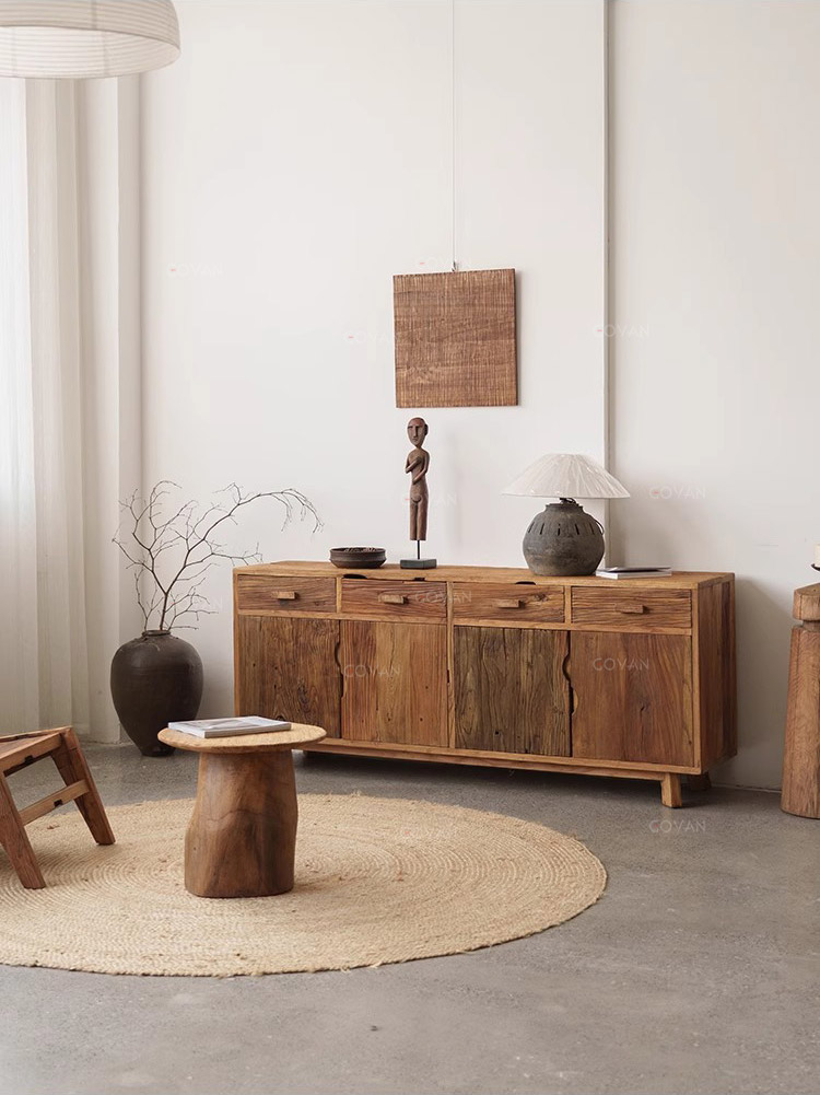 Wooden Furniture-Sideboard-Entrance Cabinets With Vintage Decor
