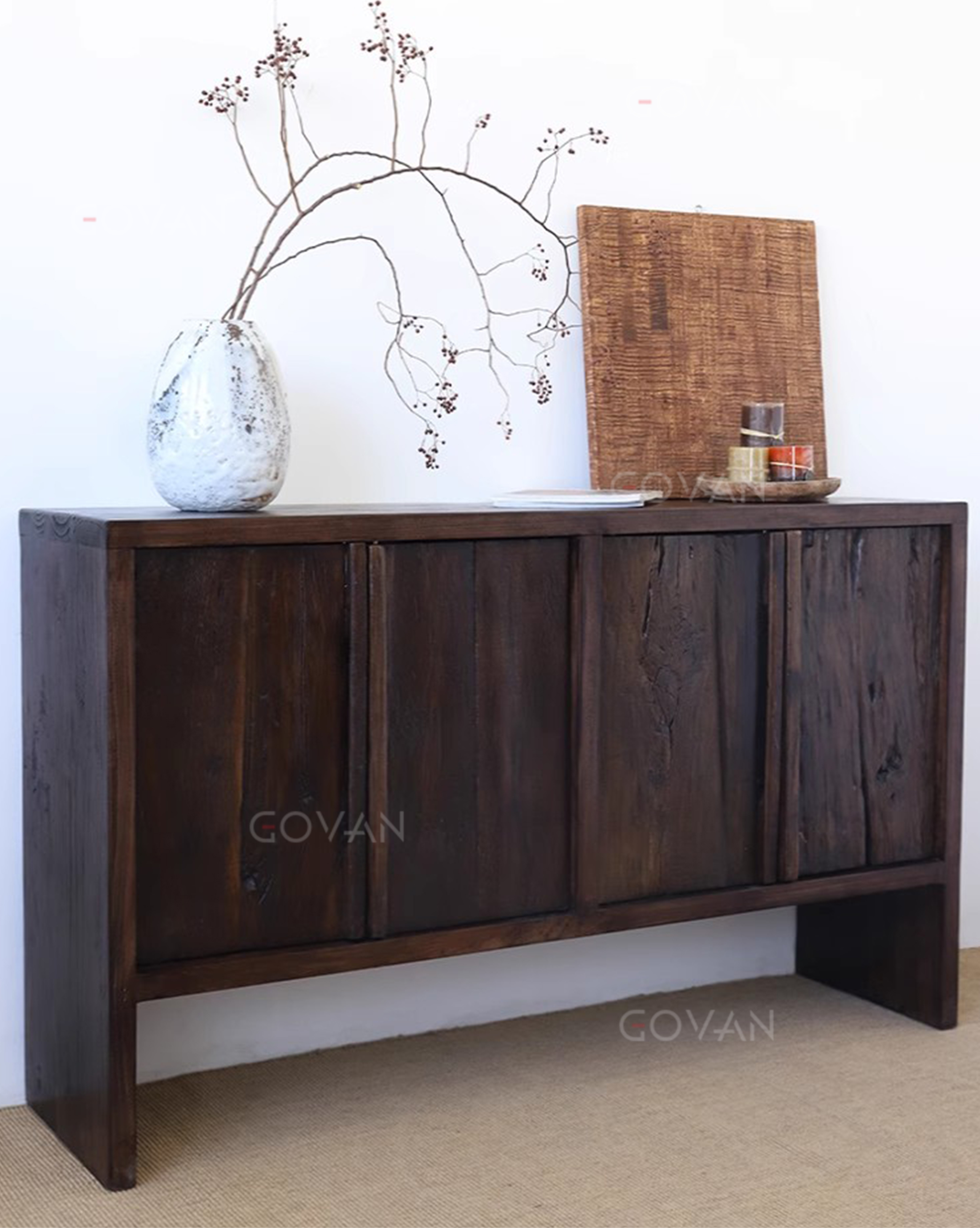Wooden Furniture-Sideboard-Entrance Cabinets With Vintage Decor 1