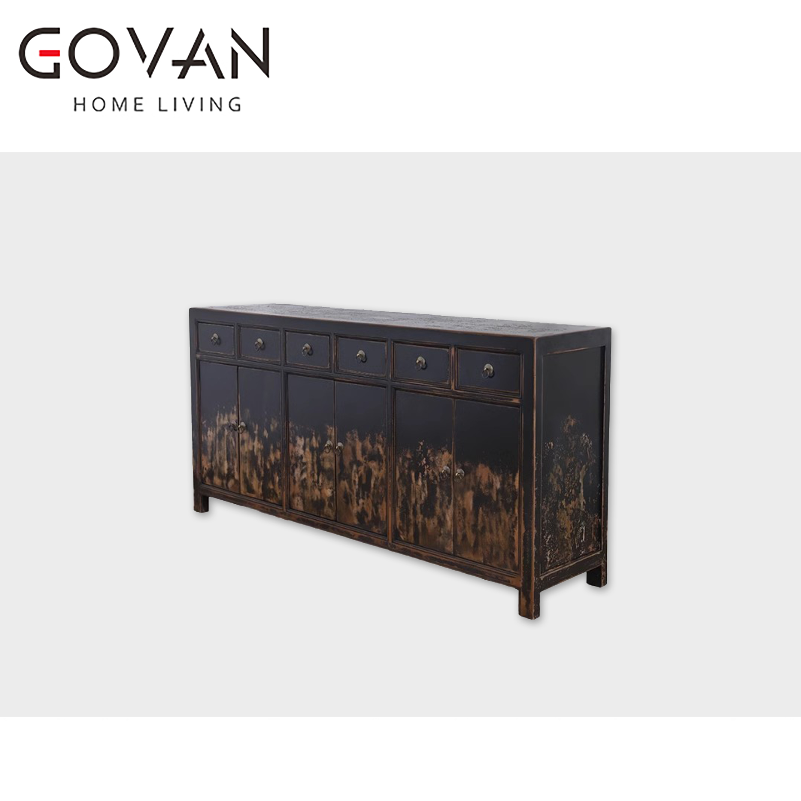 Wooden Furniture-Sideboard-Ancient Style Classic Side Cabinet