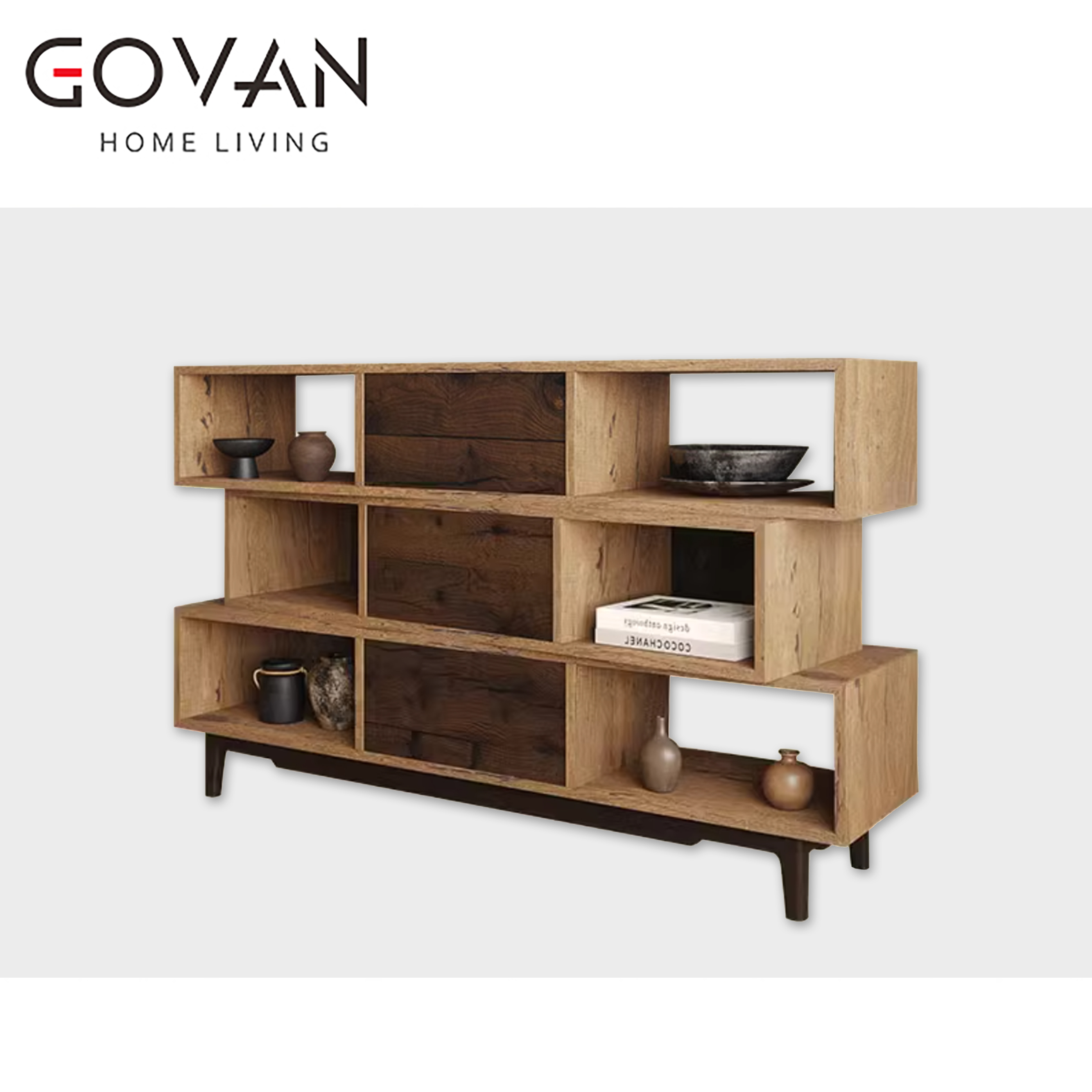 Wooden Furniture-Sideboard-Modern Industrial Style Storage Cabinet