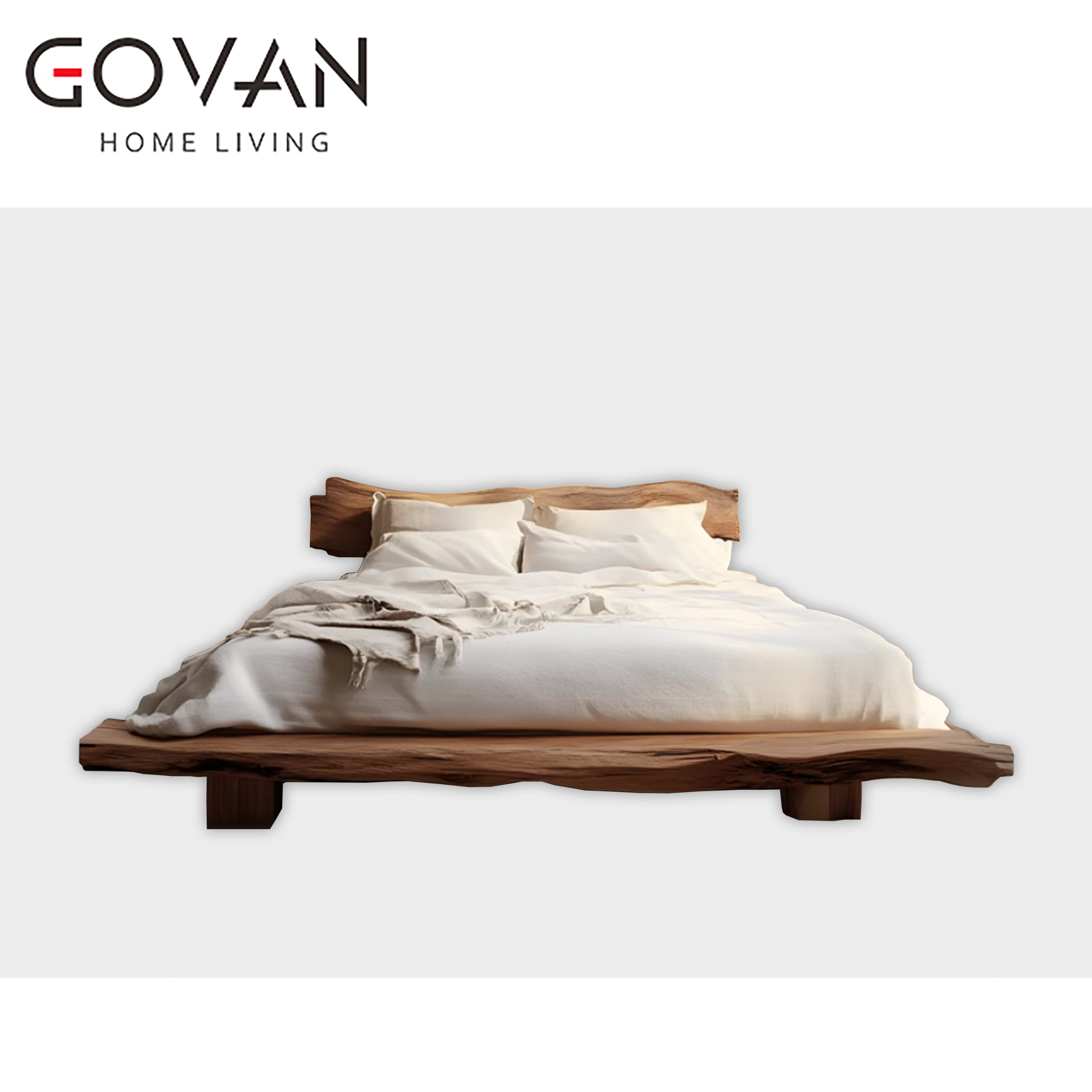 Wooden Furniture-Bed-Ancient Style Wooden Bed