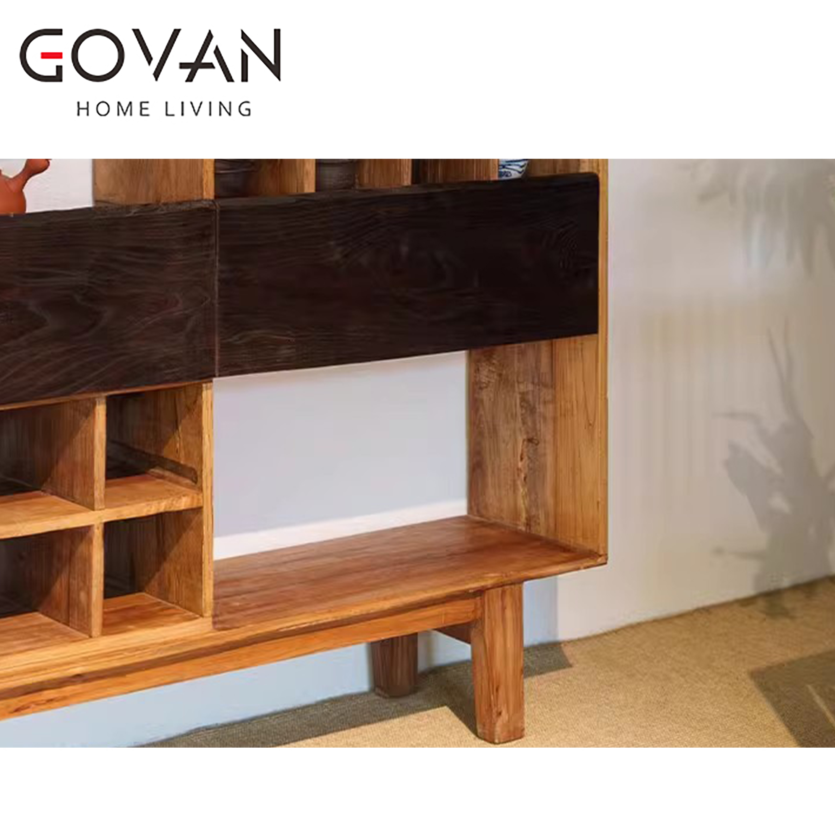 Wooden Furniture-Sideboard-Surprise Quiet Wind Solid Wood Cabinet