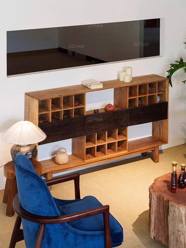 Wooden Furniture-Sideboard-Surprise Quiet Wind Solid Wood Cabinet