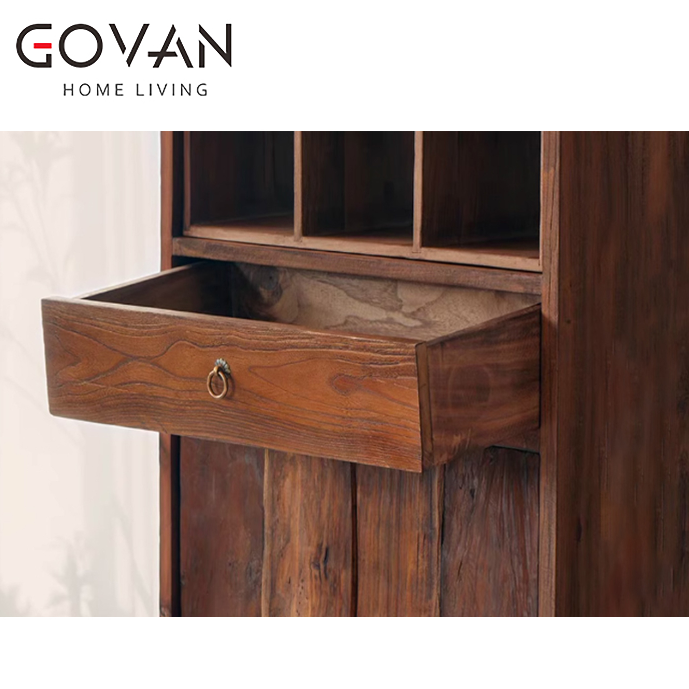 Wooden Furniture-Sideboard-Surprise Silent Wind Solid Wood Cabinet