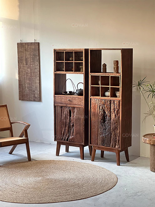 Wooden Furniture-Sideboard-Surprise Silent Wind Solid Wood Cabinet