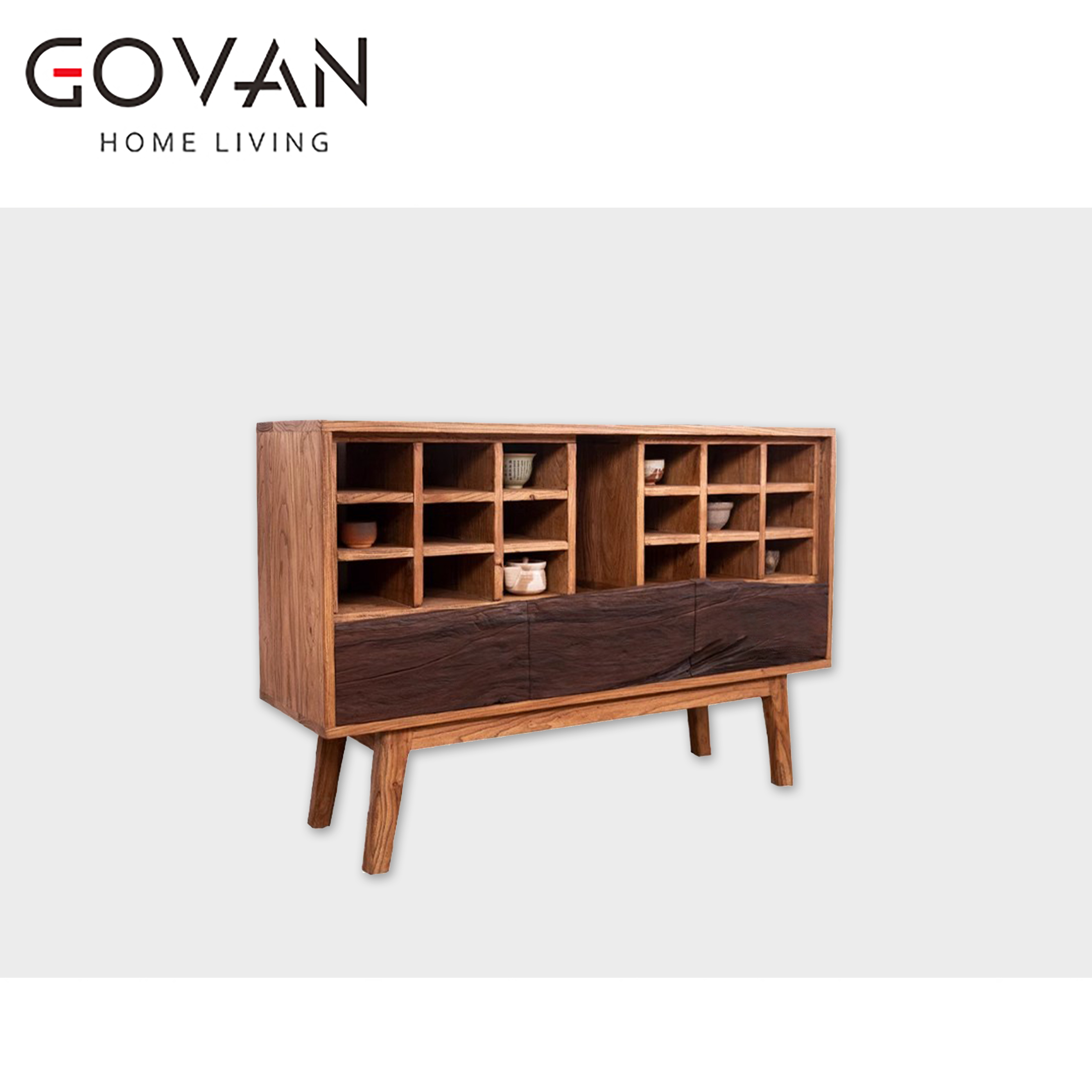 Wooden Furniture-Sideboard-Surprise Quiet Wind Solid Wood Side Cabinet