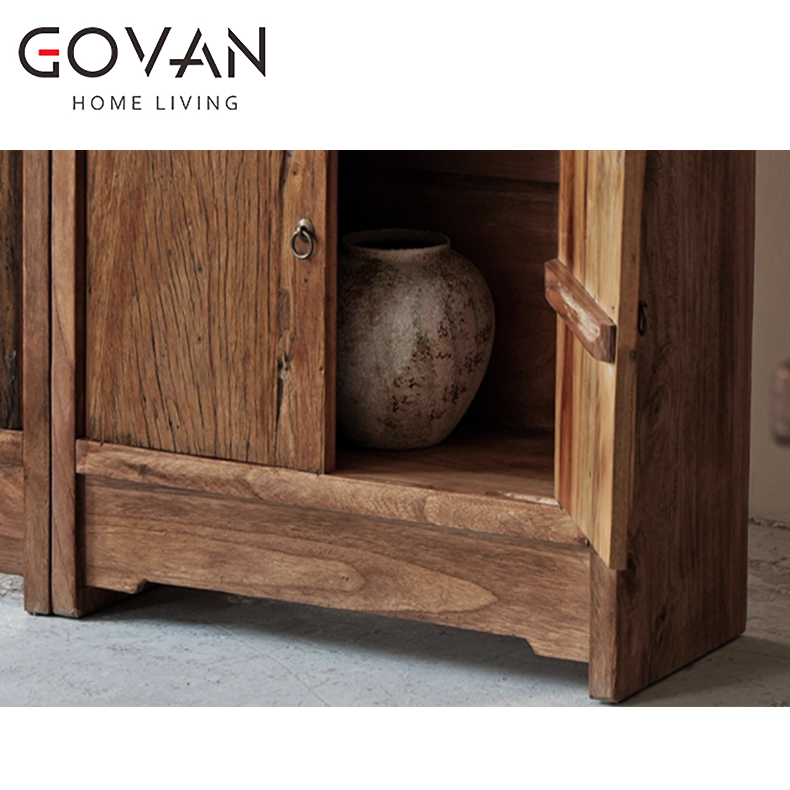 Wooden Furniture-Sideboard-Chinese Museum Shelf