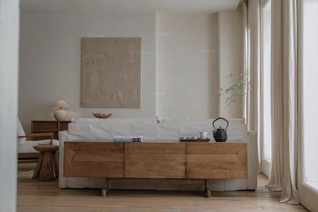 Wooden Furniture-TV Cabinet-Surprise Silent Wind TV Cabinet
