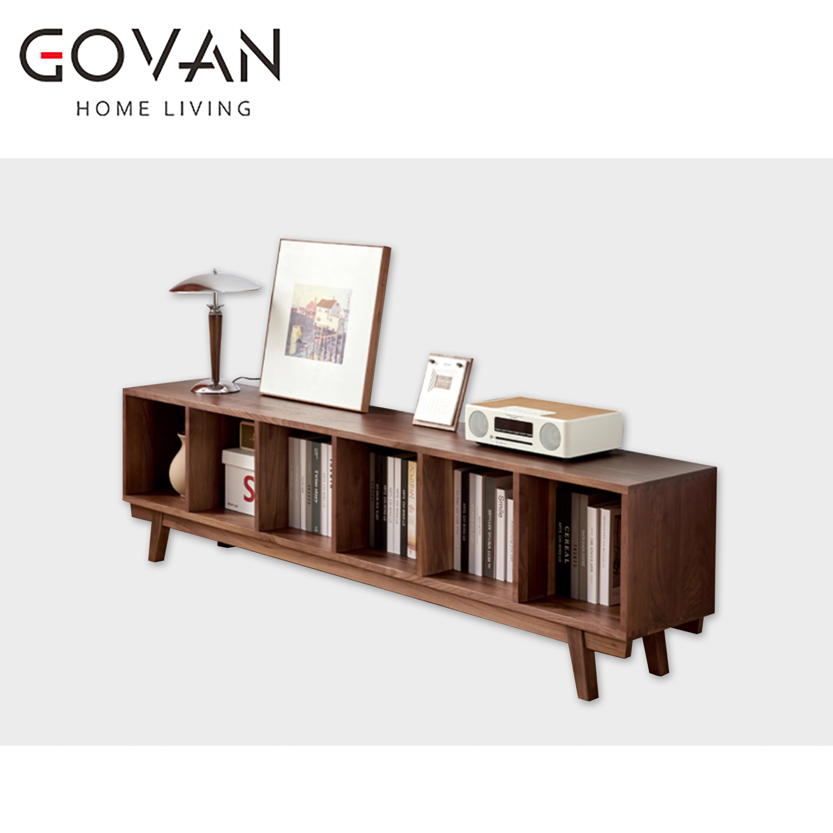 Wooden Furniture-TV Cabinet-North American Black Walnut TV Cabinet