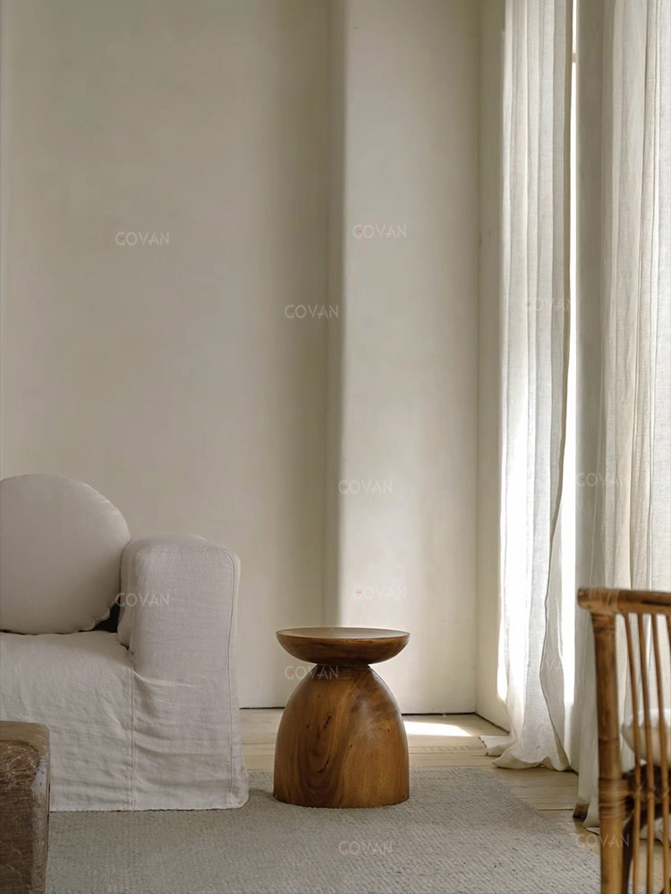 Wooden Furniture-Wooden Block-Hourglass Solid Wood Edge Several