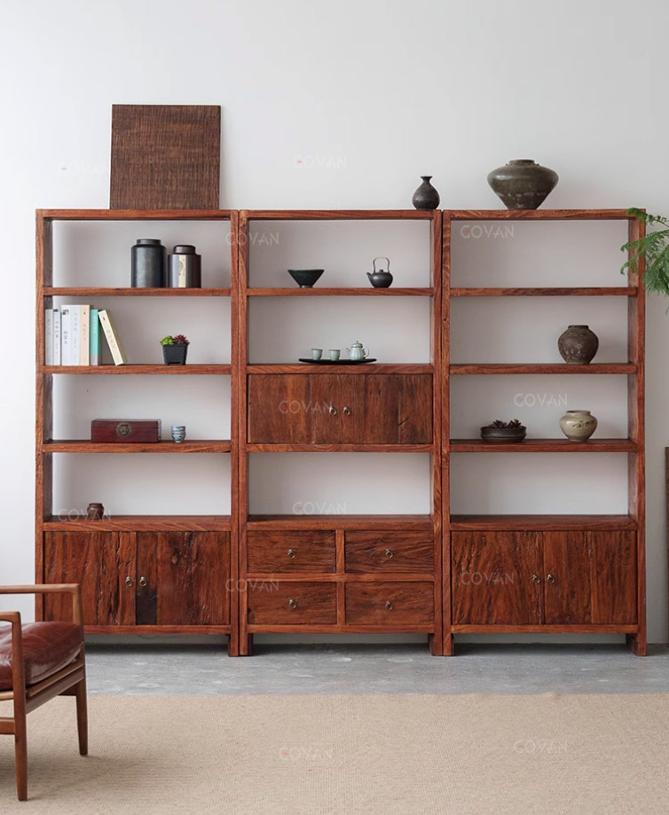 Wooden Furniture-Bookcase-Surprise Quiet Wind Doge Display Case