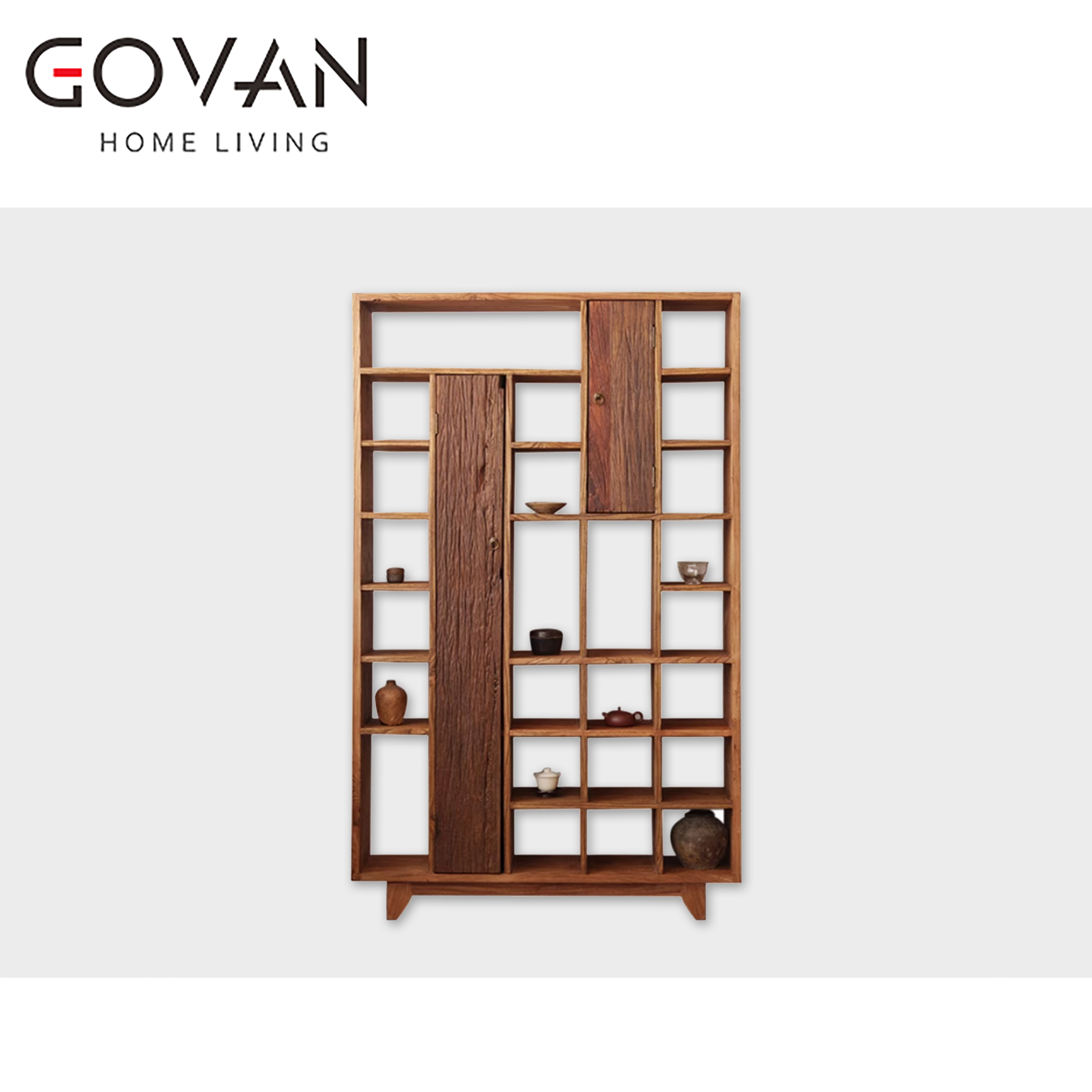 Wooden Furniture-Bookcase-Surprise Silent Wind Antique Frame