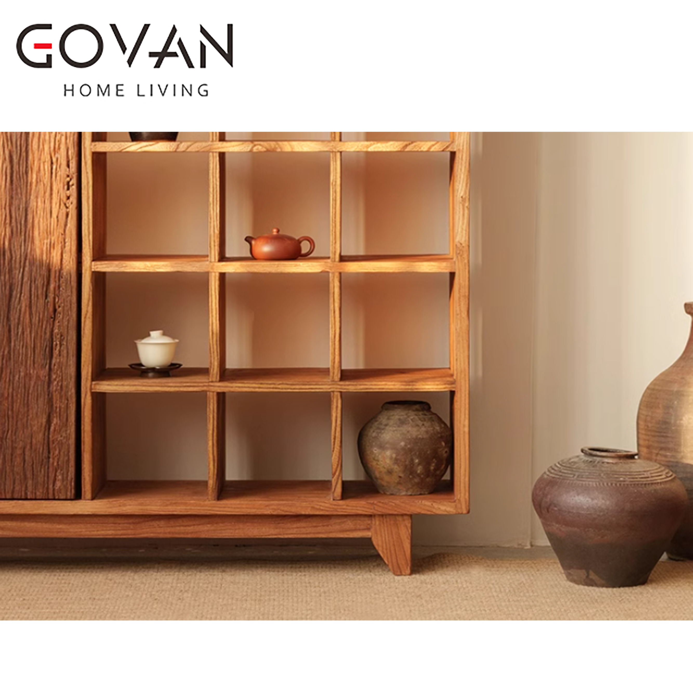 Wooden Furniture-Bookcase-Surprise Silent Wind Antique Frame