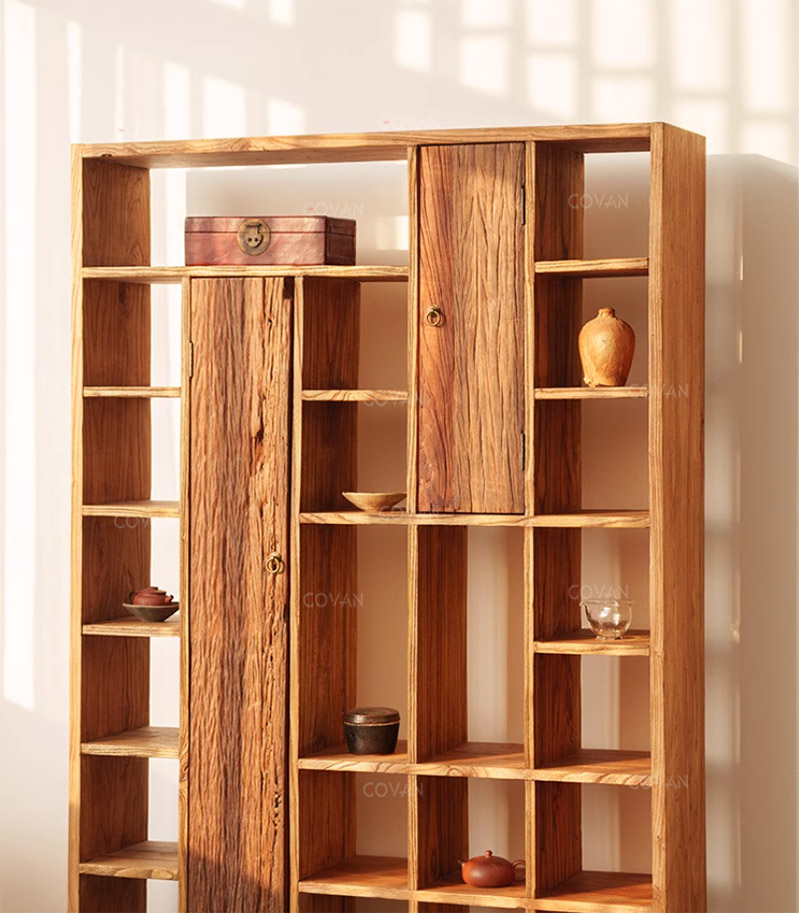 Wooden Furniture-Bookcase-Surprise Silent Wind Antique Frame