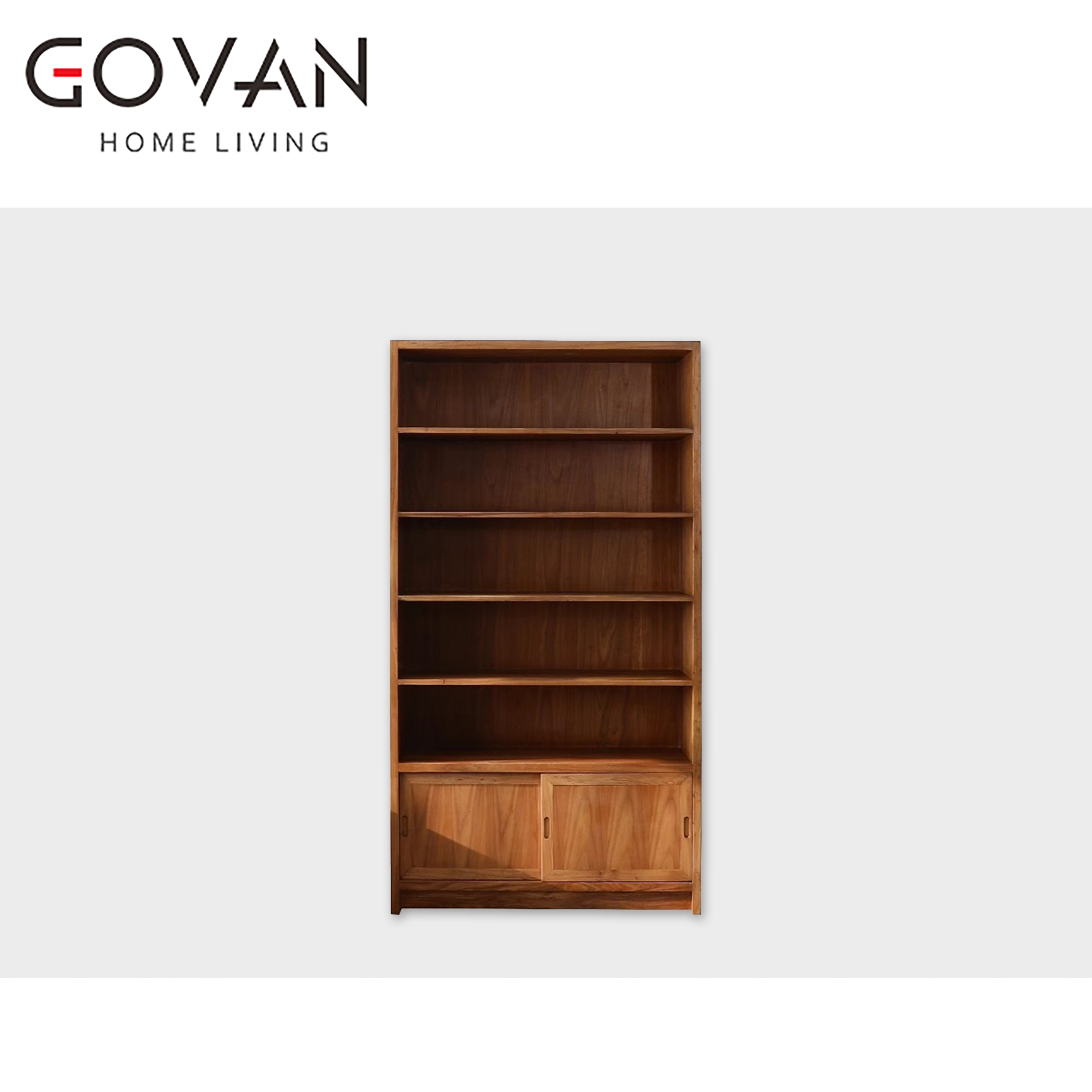 Wooden Furniture-Bookcase-Surprise Dead Wind Old Elm Bookshelf 1