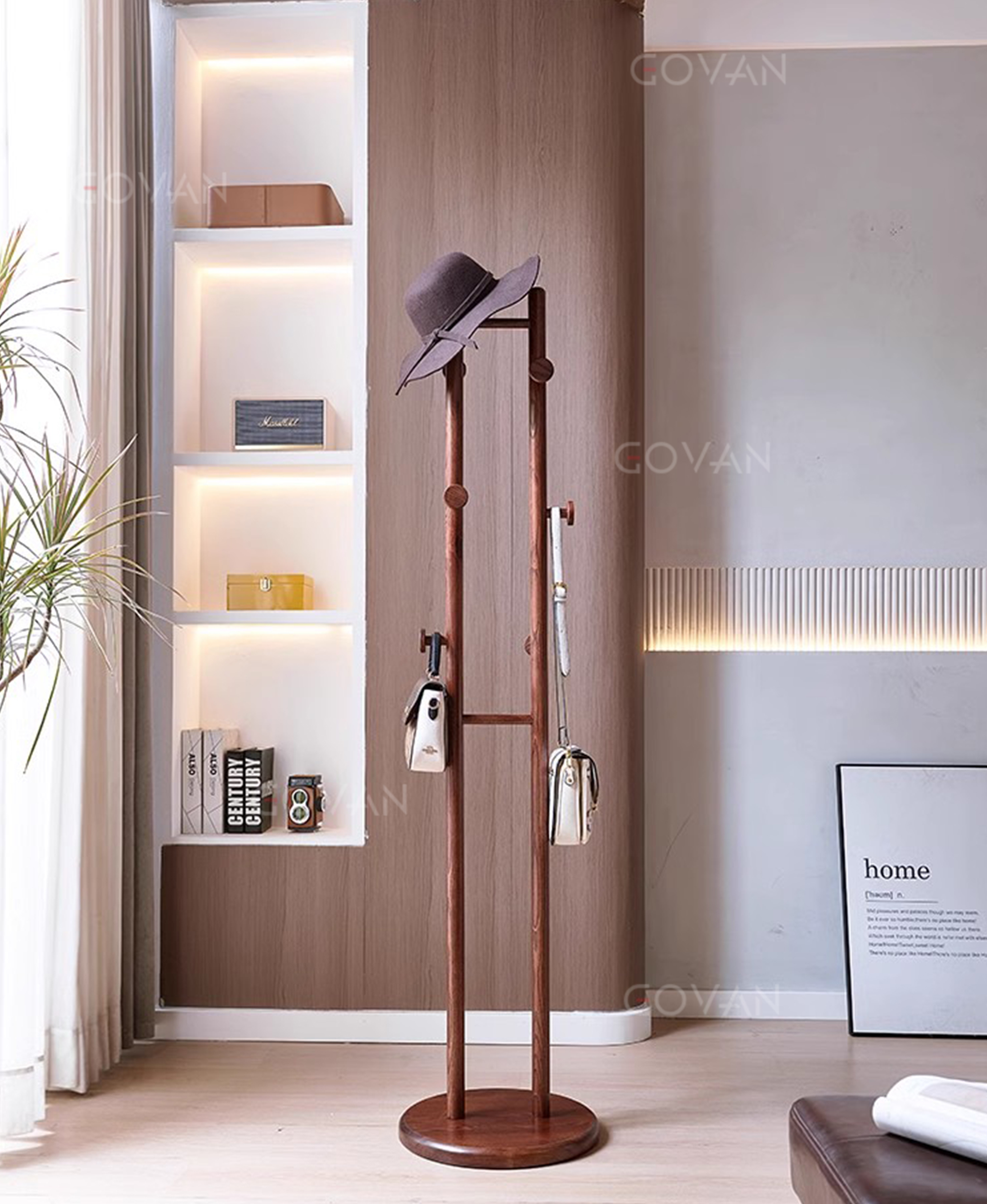 Wooden Furniture-Wardrobe-All Solid Wood Hangers