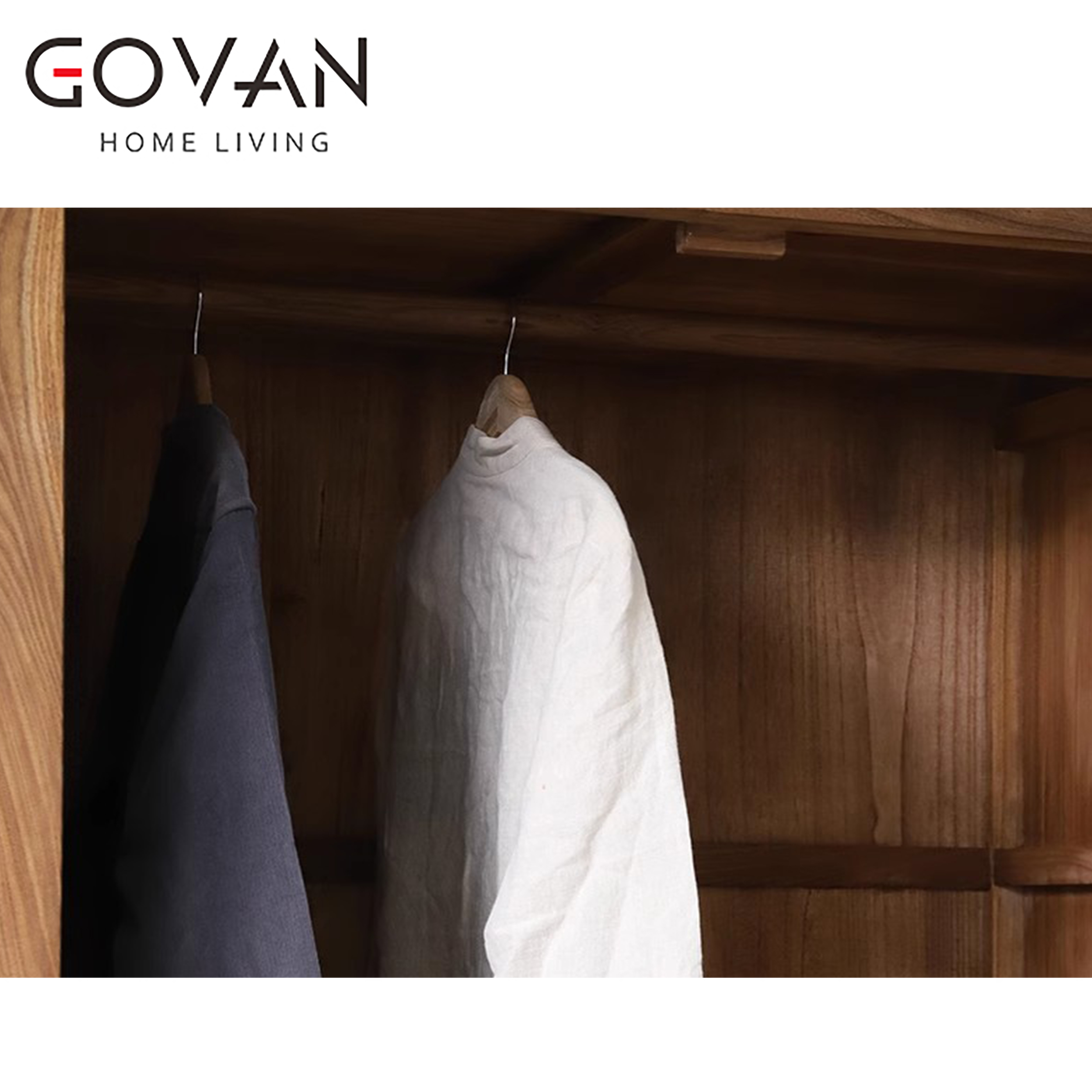 Wooden Furniture-Wardrobe-Surprise Lonely Wind Old Elm Wardrobe