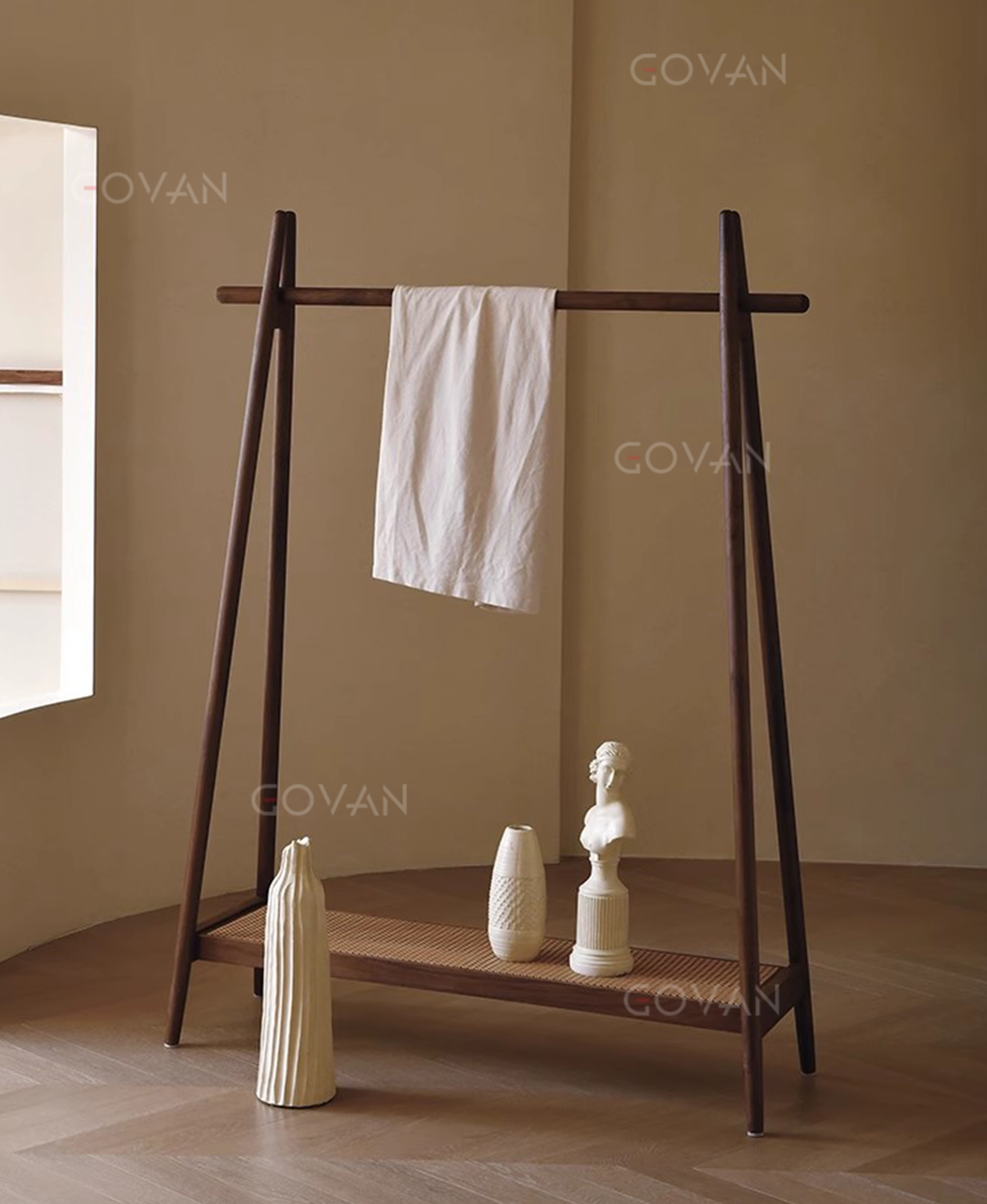Wooden Furniture-Wardrobe-Solid Wood A-Line Hanger