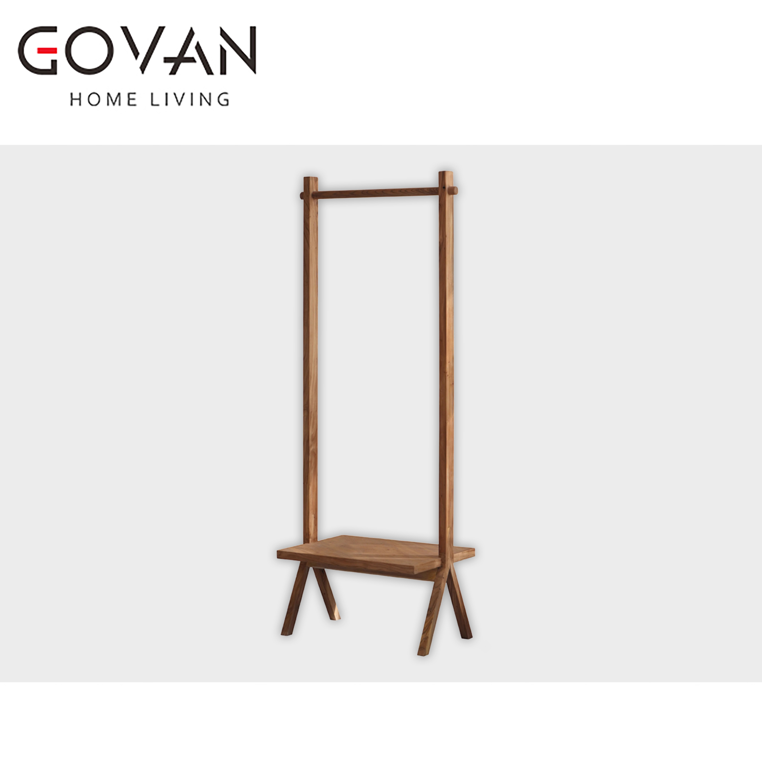 Wooden Furniture-Wardrobe-Nordic Simple Black Walnut Wardrobe 1