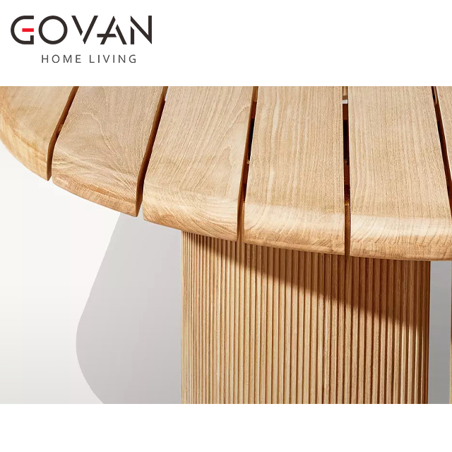 Striata Collection-Coffee Table-Outdoor Round Coffee Table