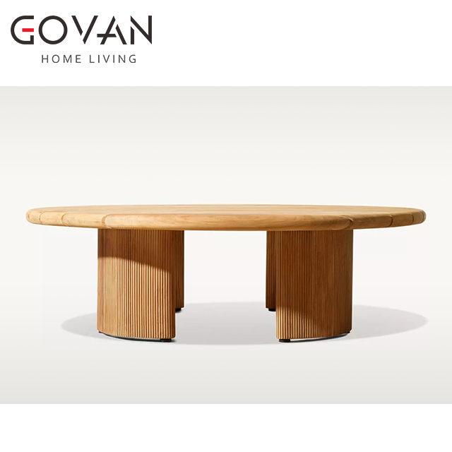 Striata Collection-Coffee Table-Outdoor Round Coffee Table