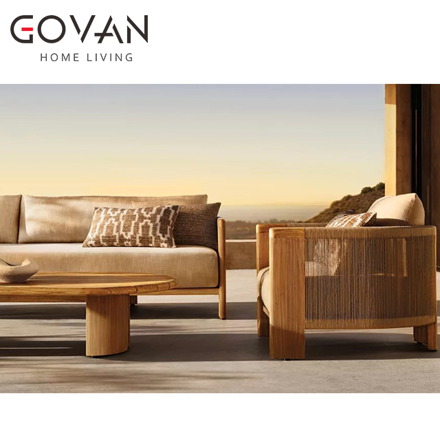 Striata Collection-Coffee Table-Outdoor Round Coffee Table