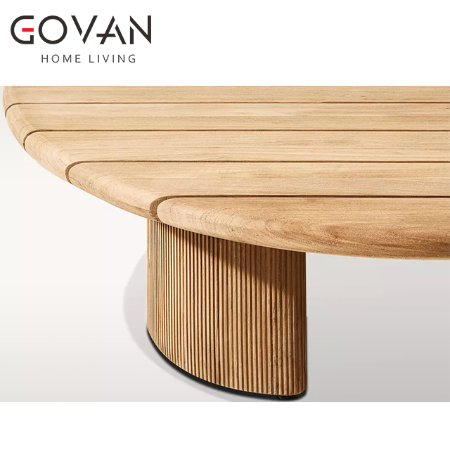 Striata Collection-Coffee Table-Outdoor Round Coffee Table