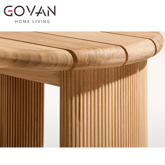 Striata Collection-Side Table-Outdoor Round Side Table