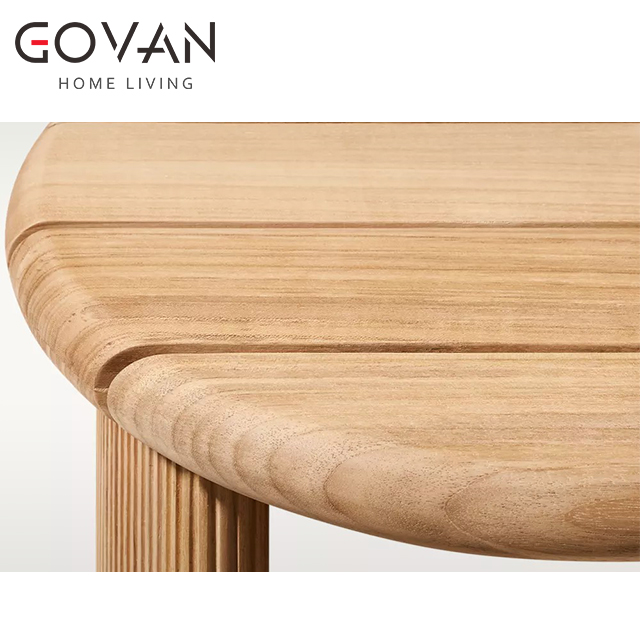 Striata Collection-Side Table-Outdoor Round Side Table