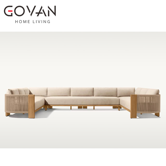 Striata Collection-Sofa-Outdoor U-Shape Sectional Sofa