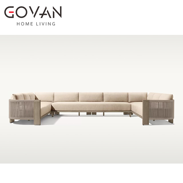 Striata Collection-Sofa-Outdoor U-Shape Sectional Sofa