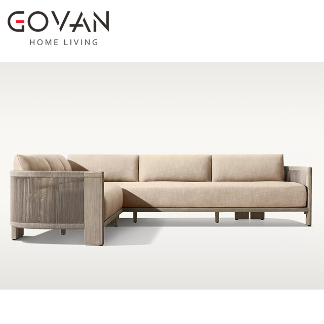 Striata Collection-Sofa-Outdoor Left-Arm L-Sectional Sofa