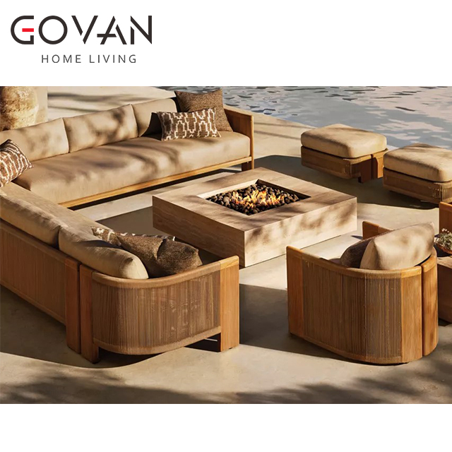 Striata Collection-Sofa-Outdoor Right-Arm L-Sectional Sofa