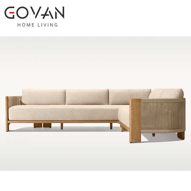 Striata Collection-Sofa-Outdoor Right-Arm L-Sectional Sofa