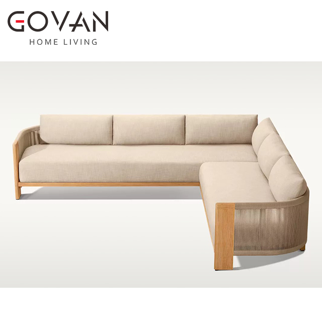 Striata Collection-Sofa-Outdoor Right-Arm L-Sectional Sofa