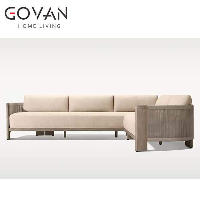 Striata Collection-Sofa-Outdoor Right-Arm L-Sectional Sofa