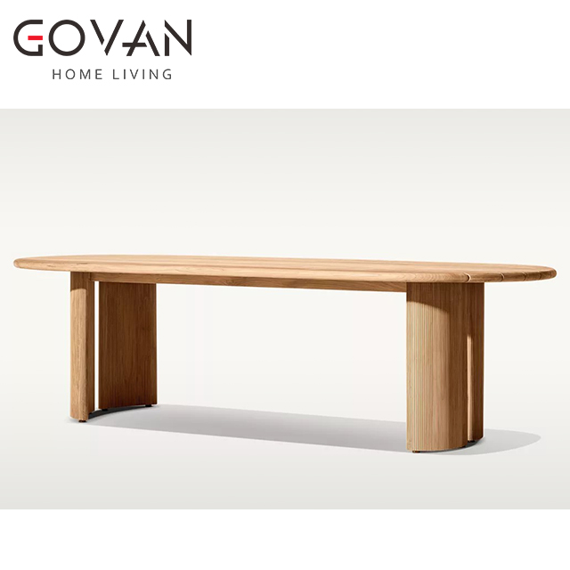 Striata Collection-Dining Table-Outdoor Retangular Dining Table