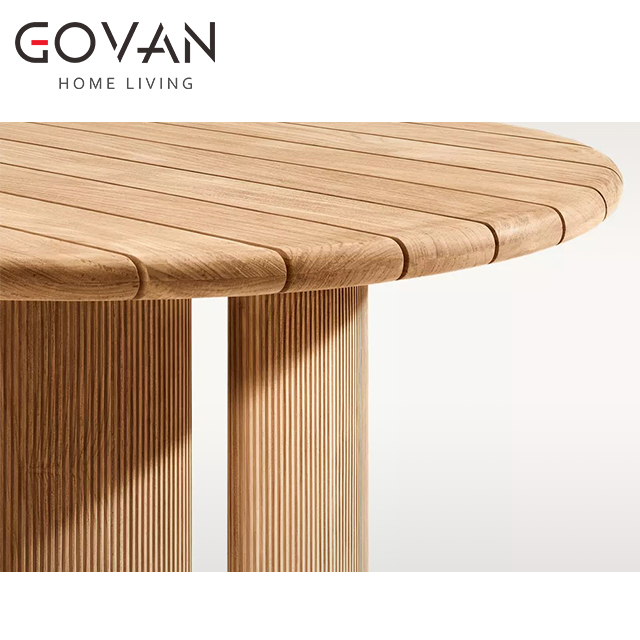 Striata Collection-Dining Table-Outdoor Retangular Dining Table