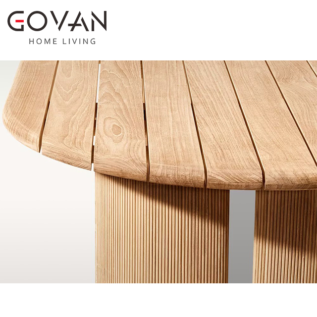 Striata Collection-Dining Table-Outdoor Retangular Dining Table