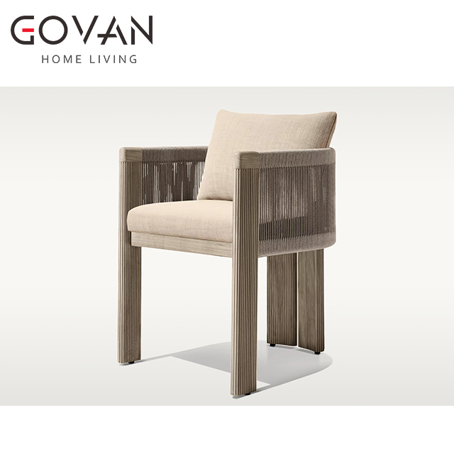 Striata Collection-Chair-Outdoor Dining Armchair