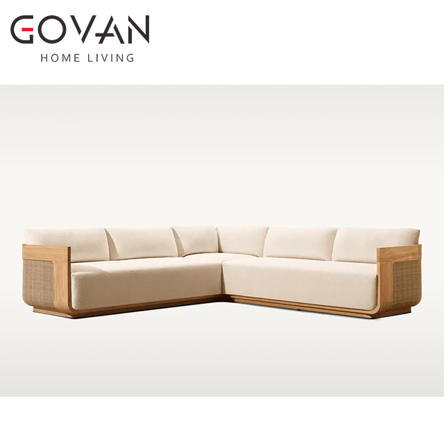 Sedona Cane Collection-Sofa-Outdoor Left-Arm L-Sectional Sofa