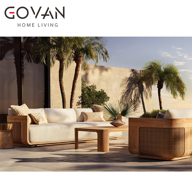 Sedona Cane Collection-Coffee Table-Outdoor Round Side Table