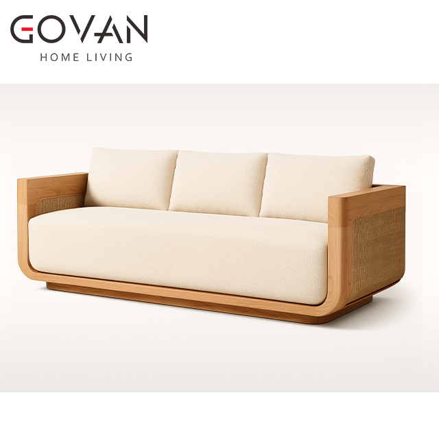 Sedona Cane Collection-Chair-Outdoor Four Seater Sofa