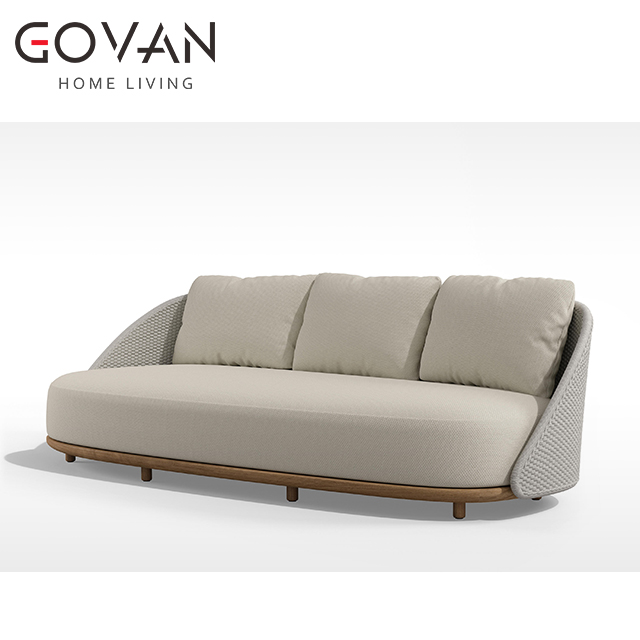 Elio Collection-Sofa-Outdoor Three Seater Sofa