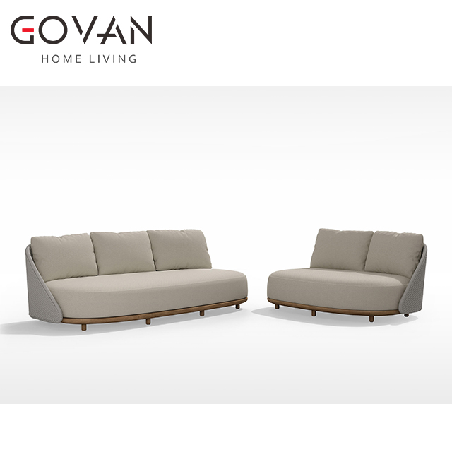 Elio Collection-Sofa-Outdoor Three Seater Sofa