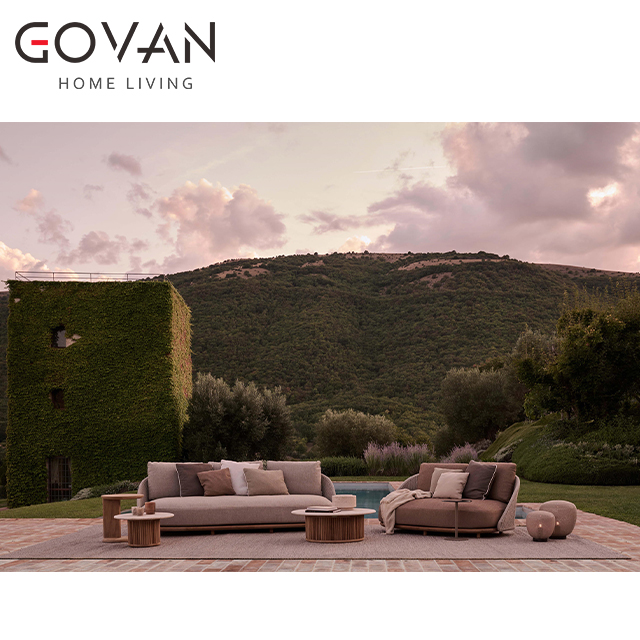 Elio Collection-Sofa-Outdoor Three Seater Sofa