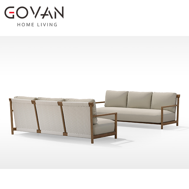 Amanu Collection-Sofa-Outdoor Three Seater Sofa