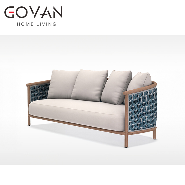 Patio Collection-Sofa-Outdoor Three Seater Sofa